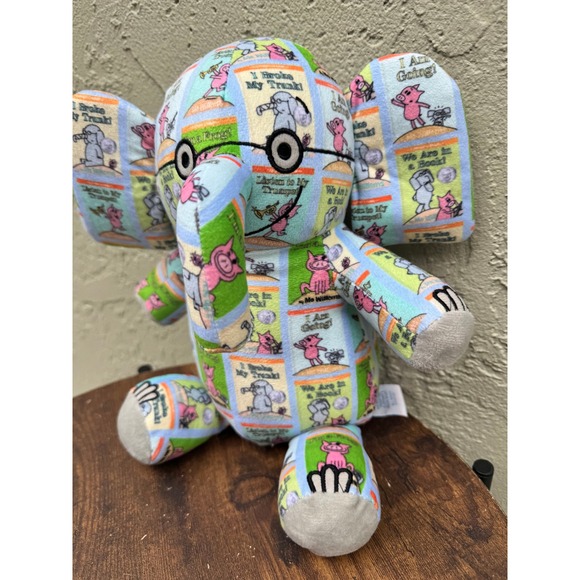 Yottoy Mo Willems Elephant Piggie Books Nursery Plush Stuffed Animal Toy 2007 - Picture 4 of 11
